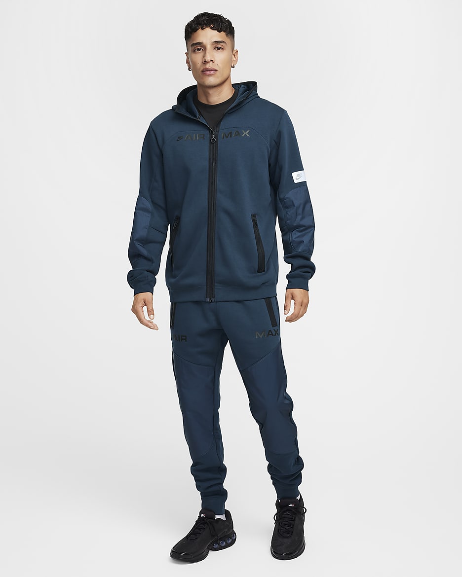 Nike air max black tracksuit hotsell